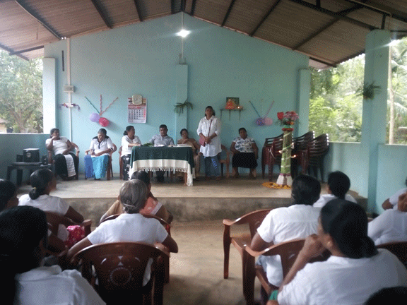Opening of electricity of Hurulu Nikawewa Friendly Women's Society Building....